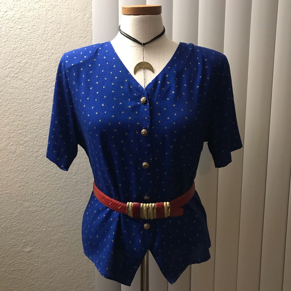 Vintage Blue Two Piece Outfit